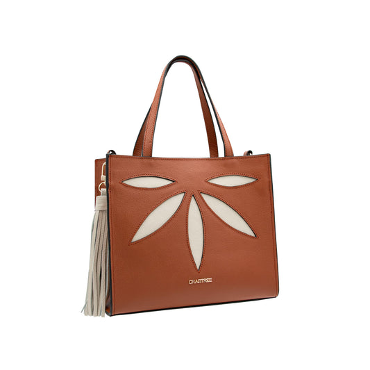 Tote Bag Camelia de Piel