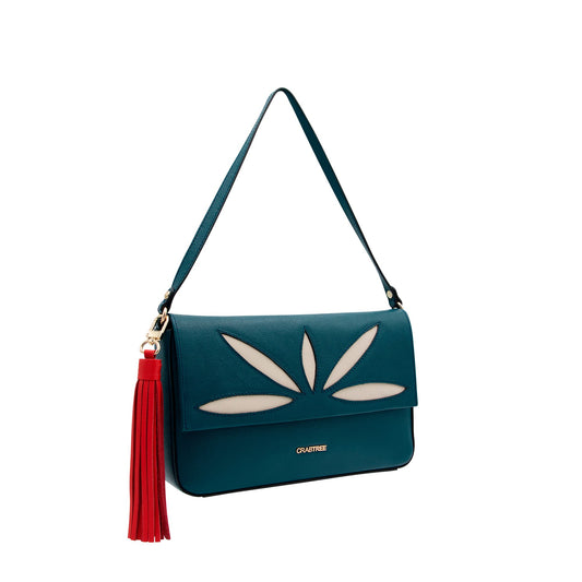 Shoulder Bag Camelia de Piel