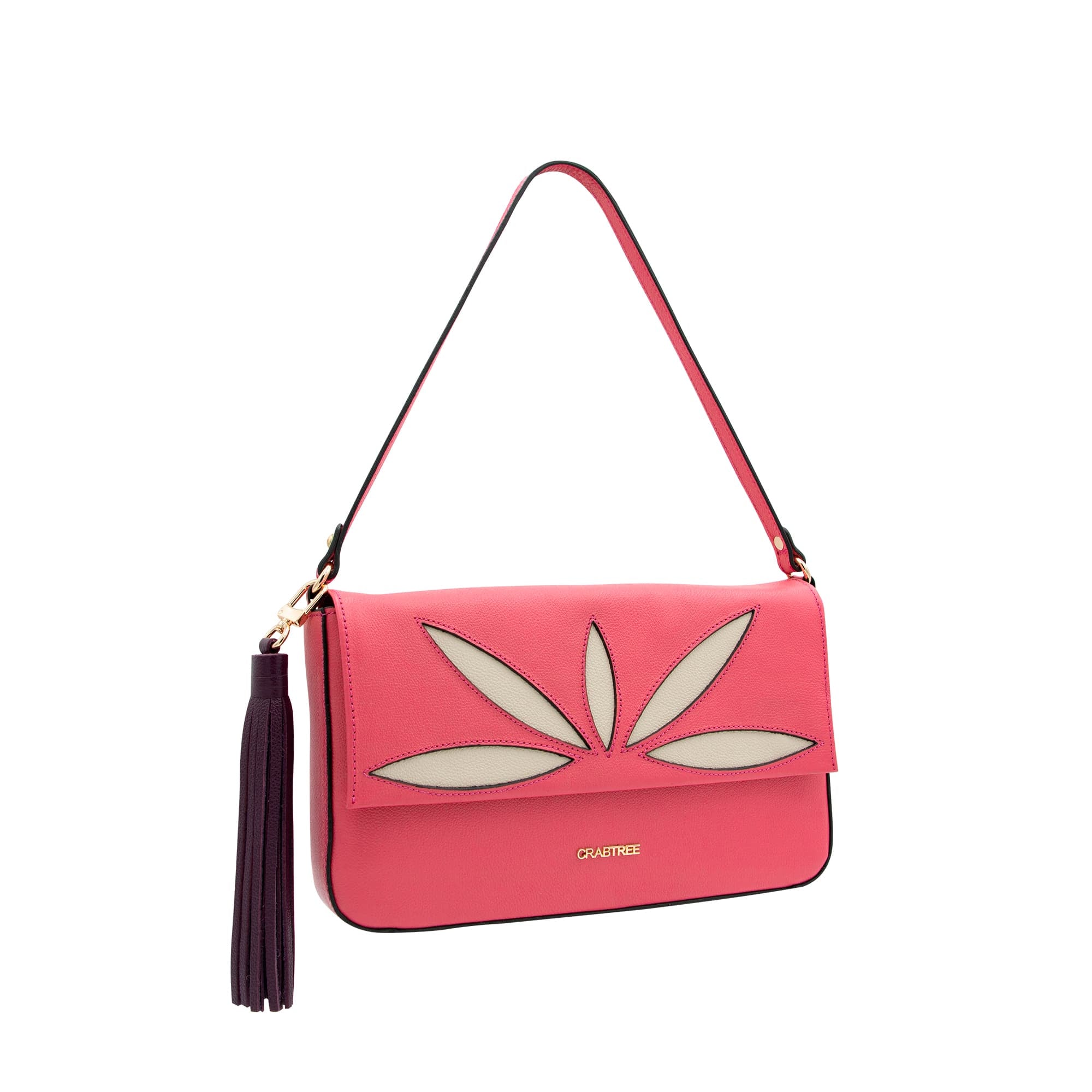 Shoulder Bag Camelia de Piel