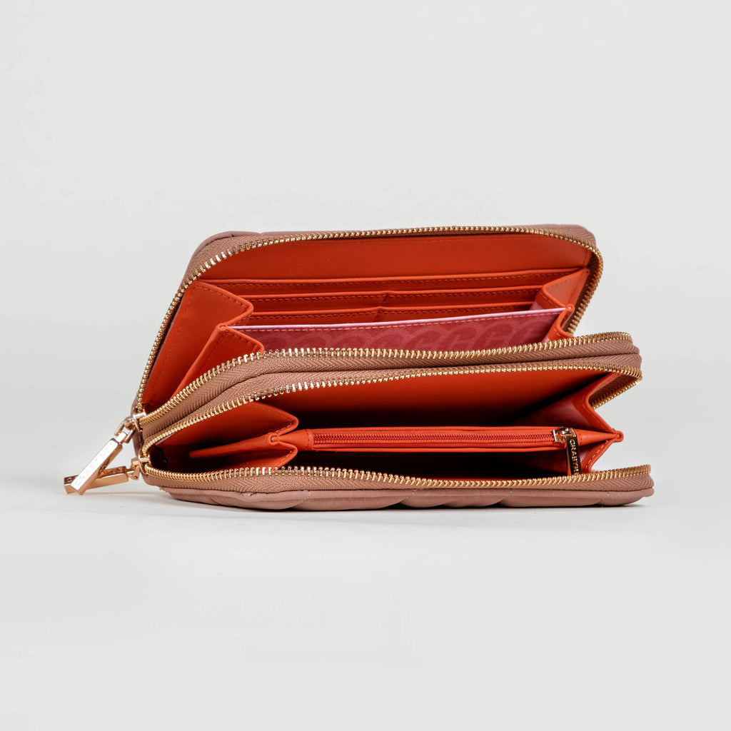 Cartera doble cierre
