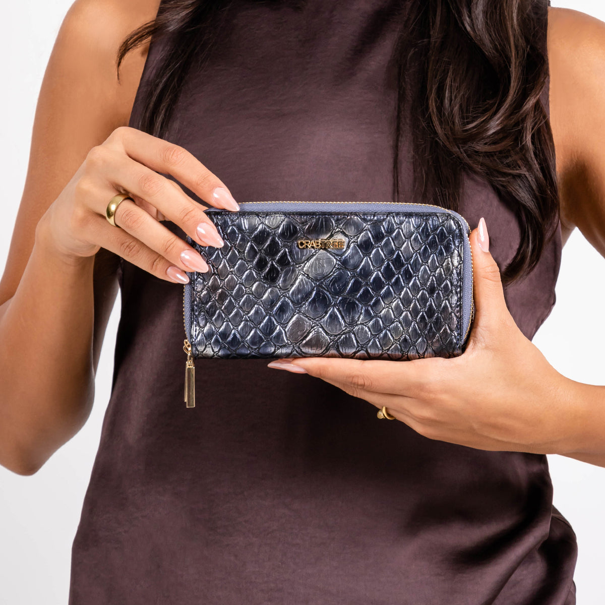 Cartera doble cierre
