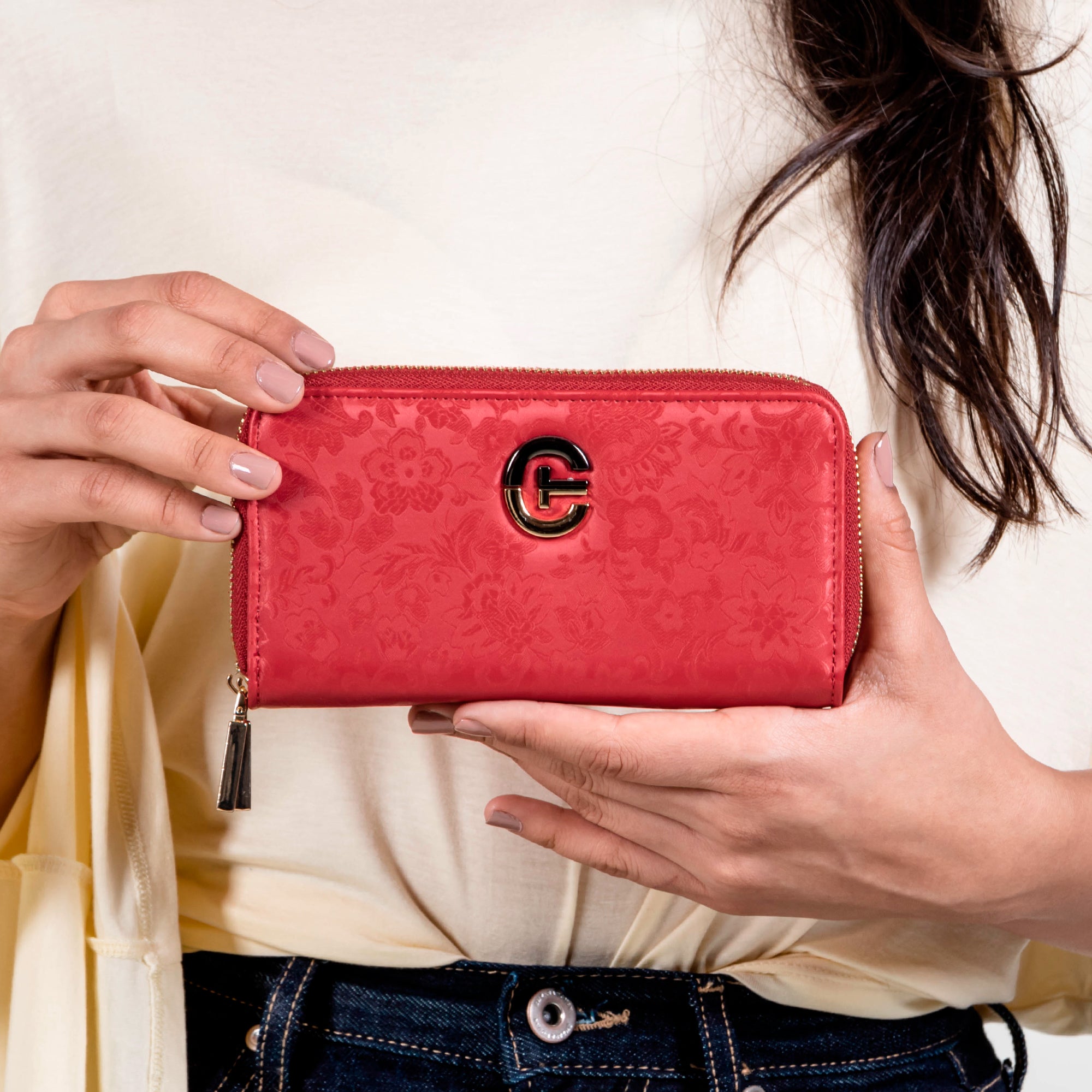 Cartera doble cierre Odessia